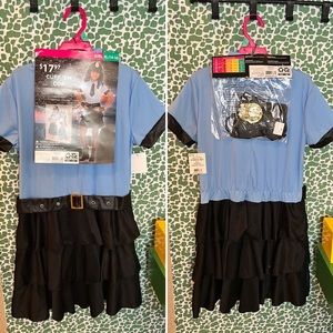 NWT Halloween 👻 Cuff ‘em Cop costume, girls XL